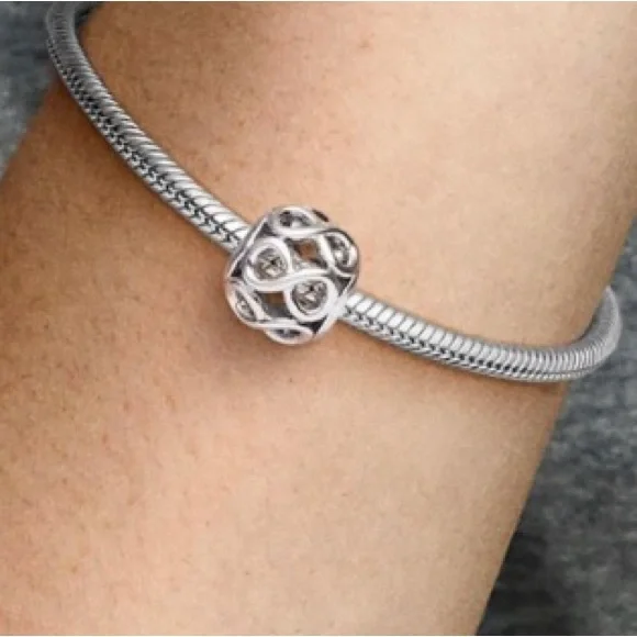 Pandora Openwork Infinity Charm - NEW IN BOX #2 - Picture 2 of 8